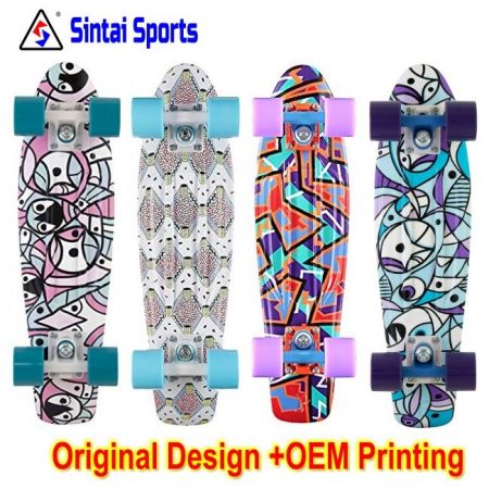 22 inch Color Printing Penny skateboard